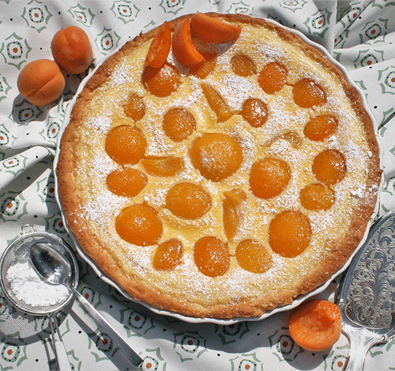 Aprikosen-Marzipan-Wähe