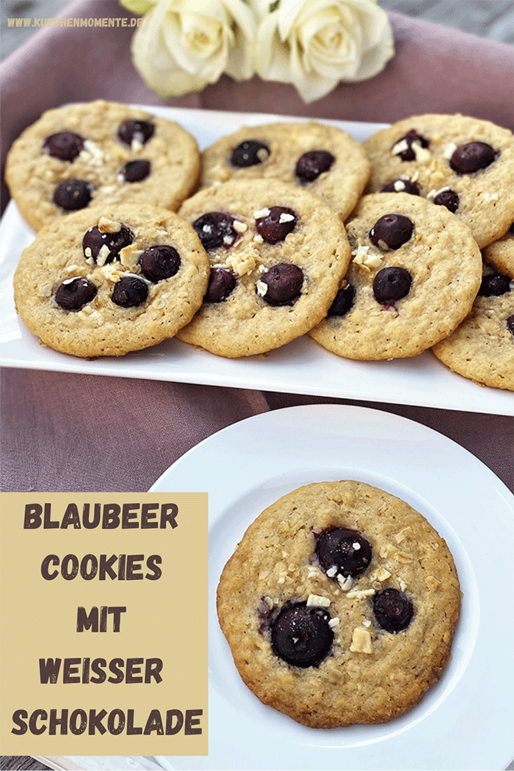 Blaubeer Cookies Pinterestpost