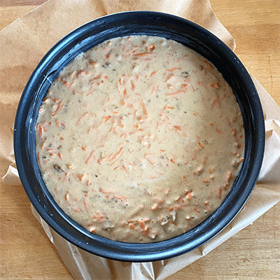 Carrot Cake vor dem Backen