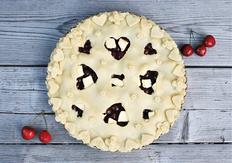 Cherry Pie vor dem Backen