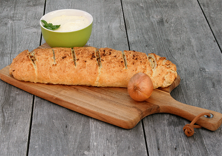 Gefülltes Grillbrot