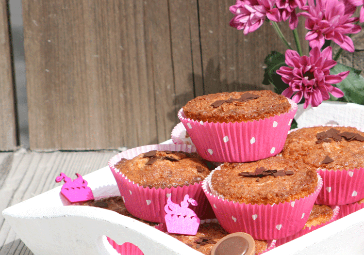 Toffifee-Muffins mit Streusel - Küchenmomente