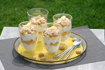 Ananas-Mascarpone-Schichtdessert