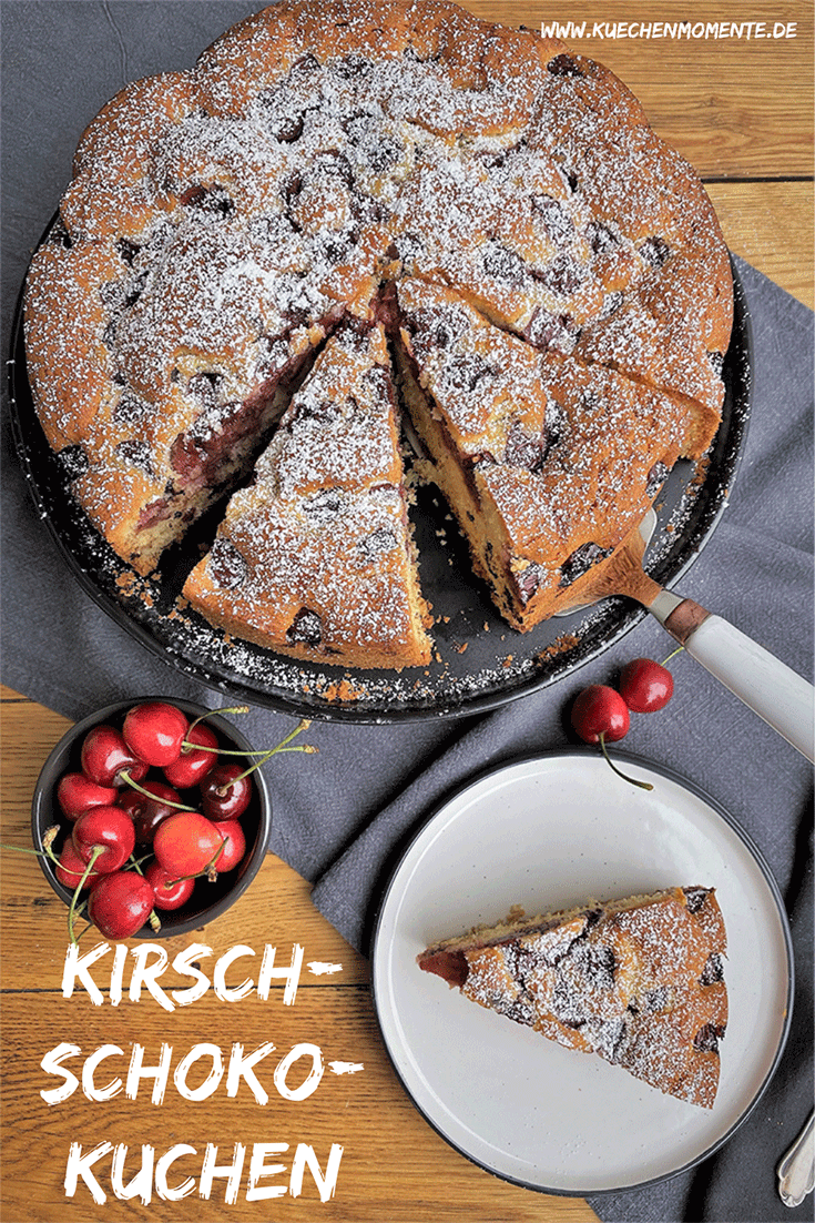 Kirschkuchen mit Schokolade