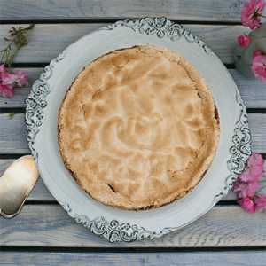 Rhabarberkuchen mit Baiser nach Omas Rezepte