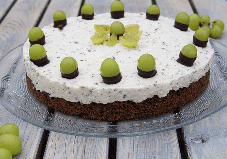 Schoko-Trauben-Nuss-Torte - Küchenmomente