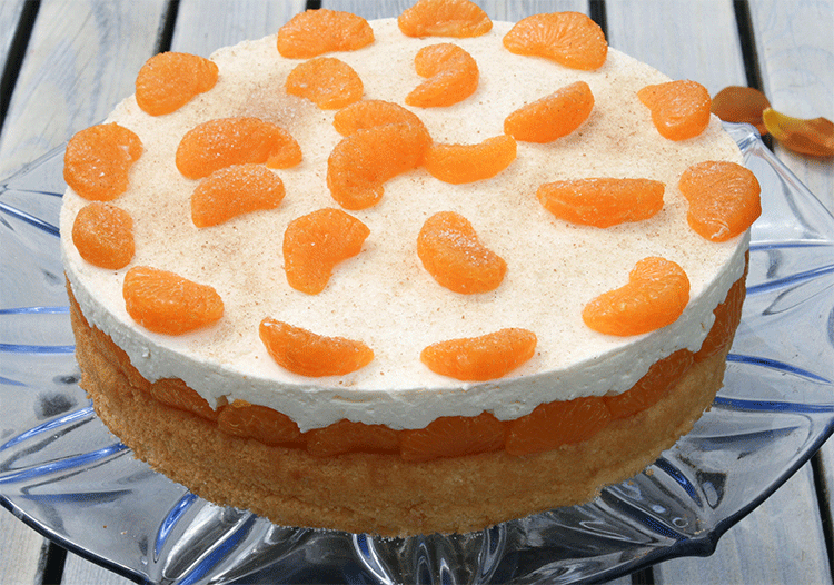 Mandarinen-Schmand-Torte - Küchenmomente