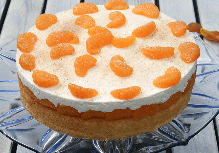 Schmandtorte Mit Mandarinen Und Vanillepudding - Rezepte Suchen