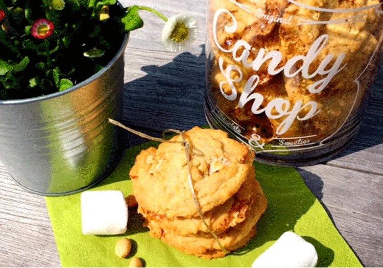 Cookies im Cookieglas aus Marshmallows