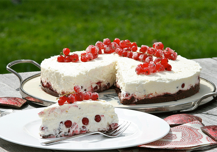 Johannisbeer-Mascarpone-Torte (no bake) - Küchenmomente