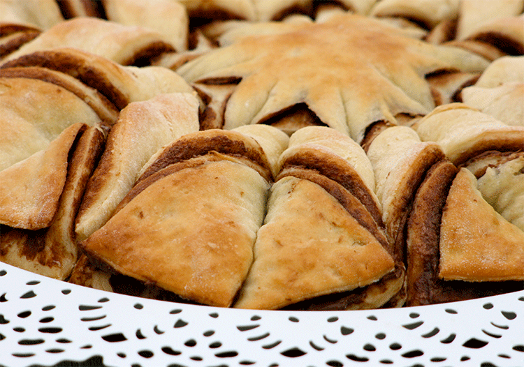 Nutella-Brotblume