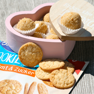 Apfel-Zimt-Pralinen mit Bahsen Cookie-Chips