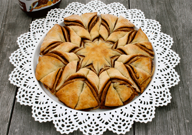 Nutella-Brotblume - Küchenmomente