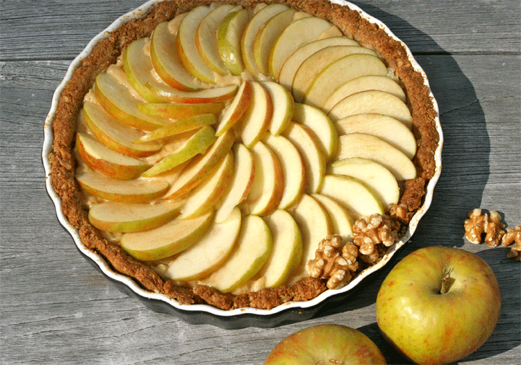 Apfel-Walnuss-Tarte (glutenfrei) | Küchenmomente