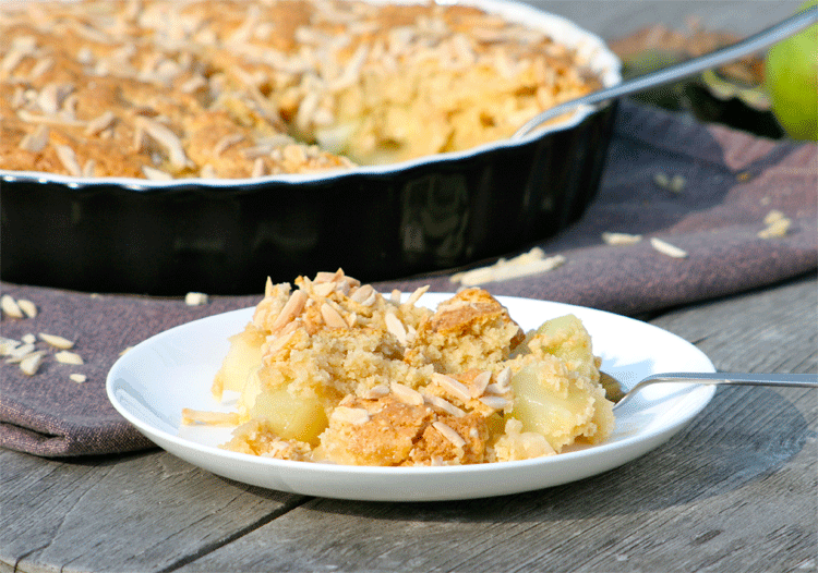 Birnen-Mandel-Cobbler