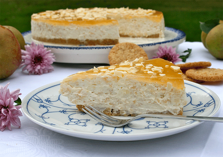 Apfel-Schmand-Torte (no bake) - Küchenmomente