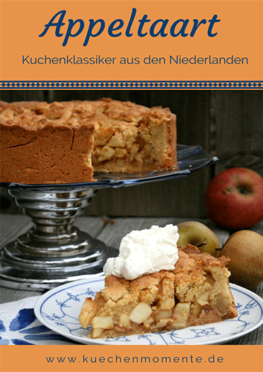 Appeltaart - Klassischer Apfelkuchen aus den Niederlanden