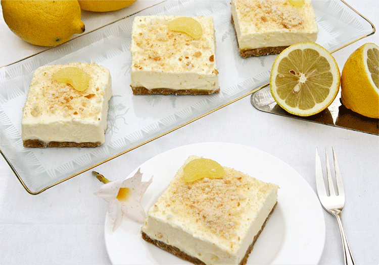 Lemon Cheesecake ohne Backen