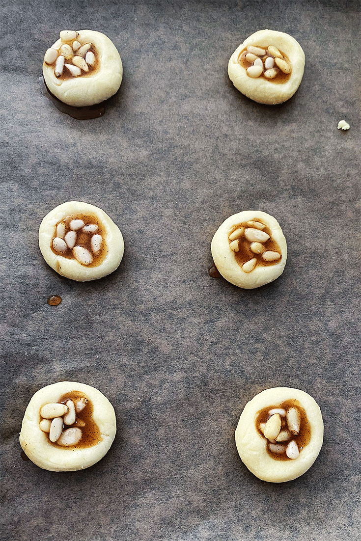 Orangenkekse vor dem Backen