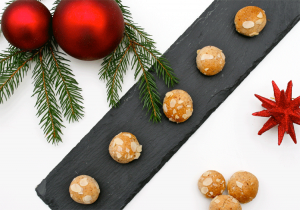 Mandel-Marzipan-Kugeln zu Weihnachten