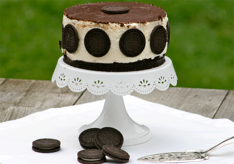 No bake Cheesecake mit Black Magic Keksen