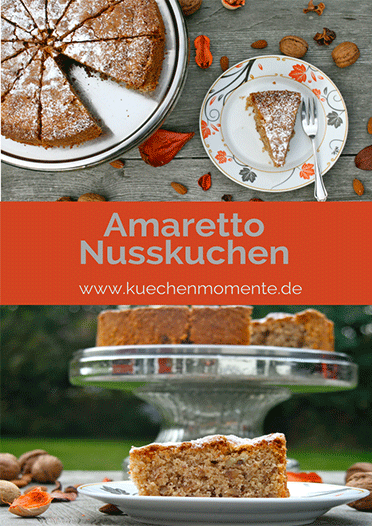 Nusskuchen mit Amaretto