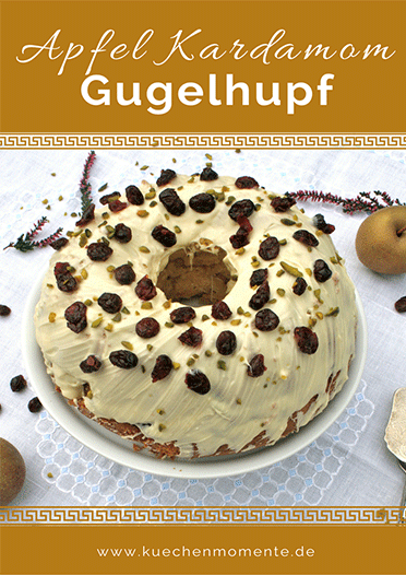 Gugelhupf mit Äpfeln und Kardamom