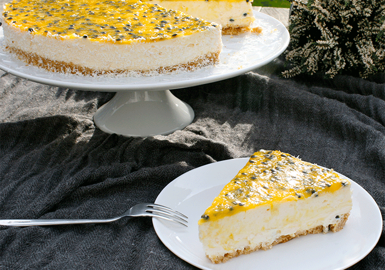 Maracuja Kokos Cheesecake - Küchenmomente