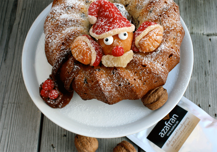 Nikolaus Gugelhupf mit Glühwein-und Punschgewürz