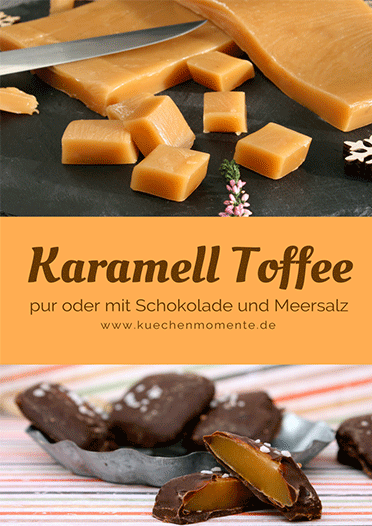 Karamell Toffee mit Schokolade und Meersalz – Küchenmomente