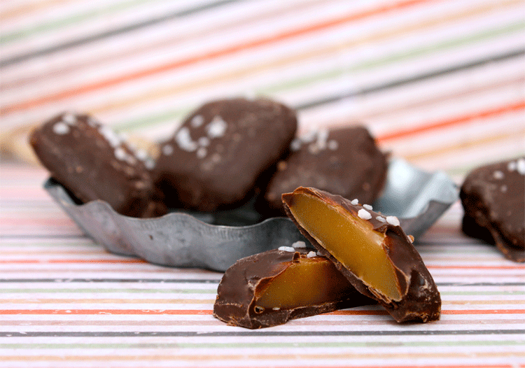 Karamell Toffee mit Schoko-Überzug und Meersalz