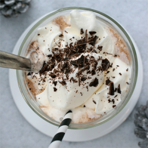 Trinkschokolade mit Gewürzen