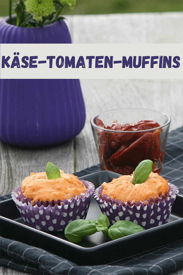 Käse Tomaten Muffins - Küchenmomente