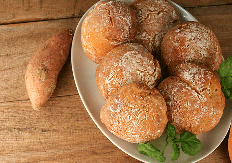 Süßkartoffel-Brötchen