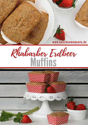 Rhabarber-Erdbeer-Muffins
