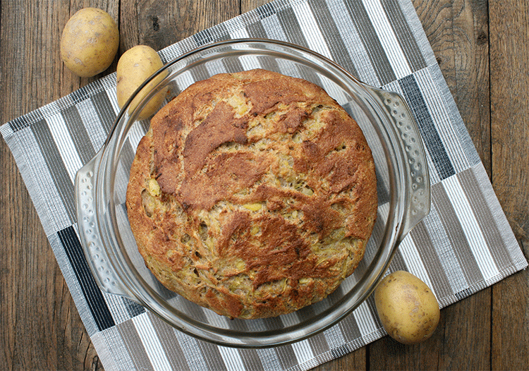 Kartoffel Zucchini Brot - Küchenmomente