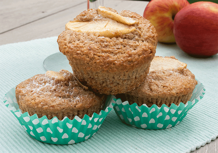Apfel-Muffins mit Ahornsirup - Küchenmomente