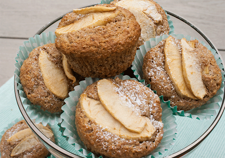 Apfelmuffins ohne Zucker