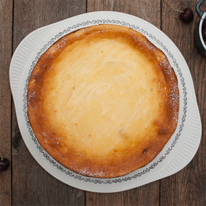 Käsekuchen mit Kirschen nach Oma´s Rezept