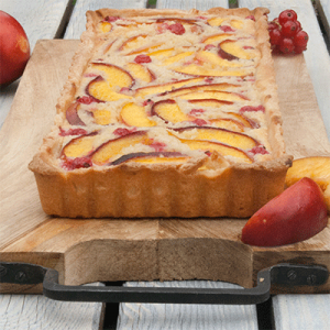 Sommerliche Tarte mit Nektarinen und einer leckeren Mandelcreme