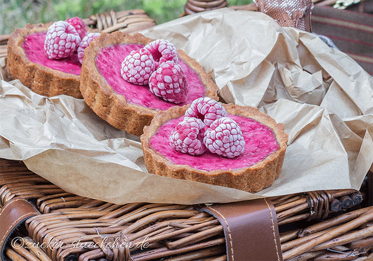 Sommerliche Himbeer-Tartelettes