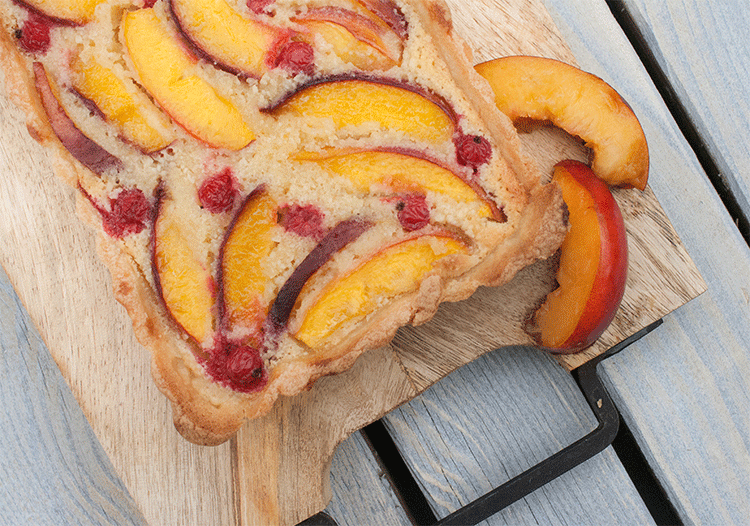 Nektarinen-Tarte mit Mandelcreme - Küchenmomente