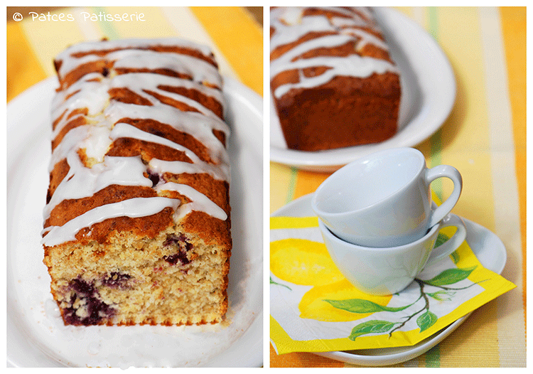 Haferflockenkuchen mit Blaubeeren und Dinkelmehl