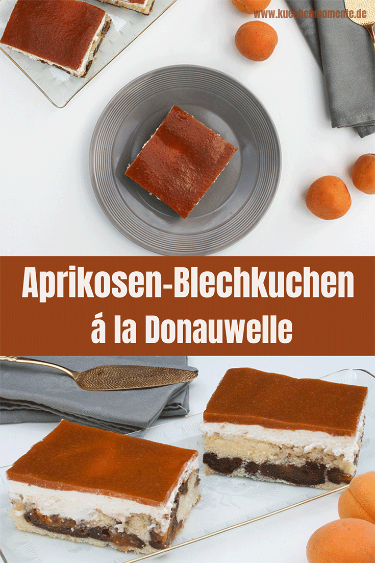 Aprikosen-Blechkuchen á la Donauwelle pinterestpost