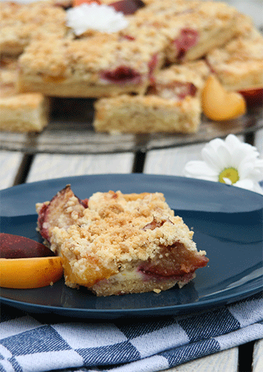 Herbstlicher Pflaumen-Streuselkuchen vom Blech