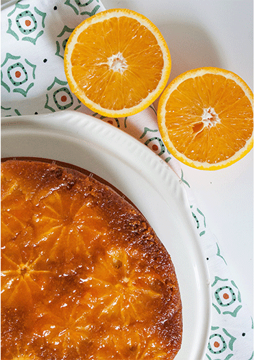 Torta di polenta arancia 