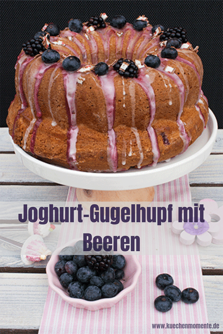 Joghurt-Gugelhupf mit Beeren Pinterestpost