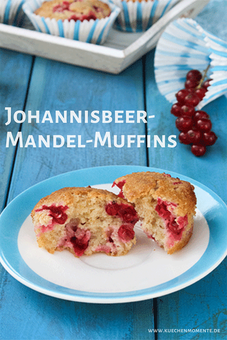 Johannisbeer-Mandel-Muffins Pinterestpost