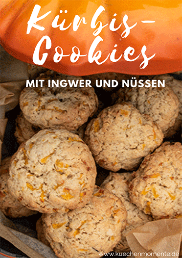 Kürbis-Cookies mit Ingwer und Nüssen