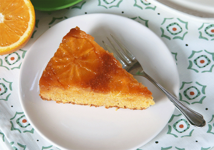 Orangenkuchen mit Polenta